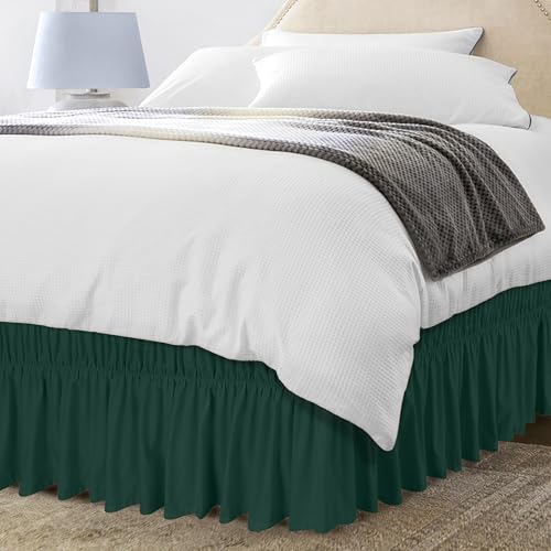 Faldón de cama elástico Queen Utopia Bedding con caída de 16 pulgadas microfibra ajustable 2