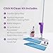 Rejuvenate Click N Clean Multi-Surface Spray Mop All-in-One Kit Cleans and Revitalizes Floors, 1 Count