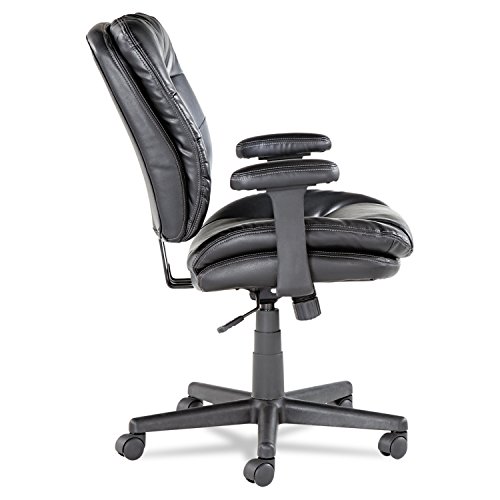 Oif Executive Swivel/Tilt Chair Fixed T-Bar Arms, Black #TOP3