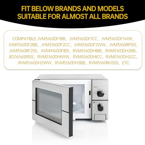 9.6" Microwave Glass Turntable Plate, 9.6" / 24.4cm Microwave Tray Replacement Glass Plate, Glass Tray Replacement for LG, GE, Magic Chef, Hotpoint, Panasonic, Kenmore, etc