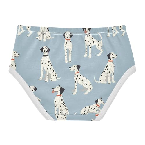 Wusikd Dalmatian Dogs Girls' Underwear Cotton Cute Girls Briefs Soft Toddler Underwear 2T2