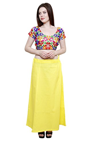 Image of Pistaa combo of 3 Women's Cotton Best Indian Readymade Inskirt Saree petticoats