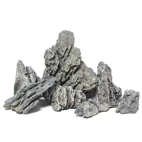 Hygger CO2 13.2LB Seiryu Rock Stone for Aquascaping 4-6 inch Natural Aquarium Landscape Stones for Aquariums Fish Tank Decor Rocks for Landscaping Paludariums & Micro Landscapes