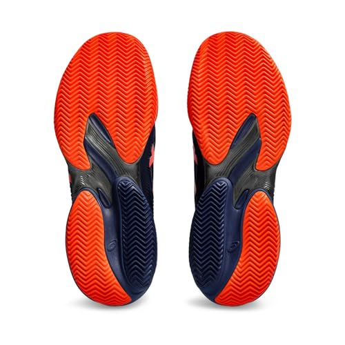 TENIS ASICS COURT FF 3 CLAY (SAIBRO) AZUL E LARANJA - 2024 (1041A371-401, BR, Adulto, Numérico, 41)