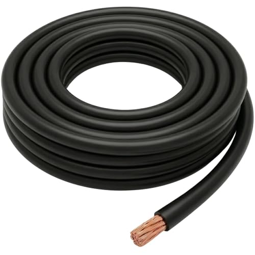 Câble de véhicule 10mm² gaine noire souple Lumonic pour circuit électrique automobile