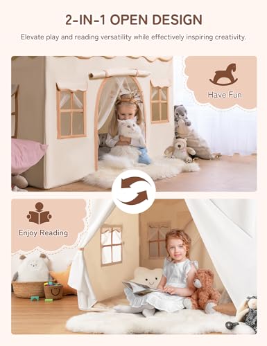 Besrey Kids 2-in-1 Play Tent