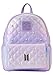 Loungefly BTS Logo Iridescent Purple Mini Backpack