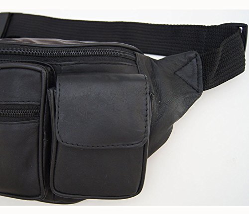 Ag Wallets 2 Cell Pouch Large Fanny Pack Waist Bag Organizer With 18" Extension #TOP3