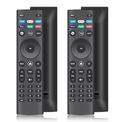 2 Pack for VIZIO Smart TV Remote Replacement XRT140 XRT136 XRT260 XRT270 Universal Remote Control for VIZIO Smartcast D, E, M, P, V, PX Series Smart TVs - Easy to Setup