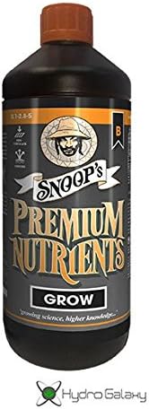Snoop's Premium Nutrients Grow B Non-Circulating 1ltr