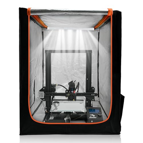 2025 New 3D Printer Enclosure for Ender 3 V3 SE/KE/Ender 3/3 Pro/Ender 3 V2, Fireproof & Dustproof Tent Constant Temperature Protective Cover for Anycubic Elegoo 3D Printers 25.6” ×21.6” ×29