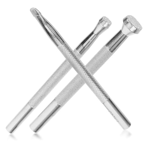 DOITOOL Metal Stamping Tools Kit Handle 3pcs Leather Stamping Mold for Crafting Ideal for Leatherworkers