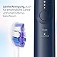 Philips Sonicare 6100 elektrische Zahnbürste, Schallzahnbürste, 2 Putzmodi, 3 Intensitätsstufen, Andruckkontrolle, EasyStart, SmarTimer, Reiseetui, Marineblau, Modell HX7403/01 [Neue Technologie]
