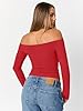 Trendy Queen Womens Long Sleeve Off The Shoulder T... #3