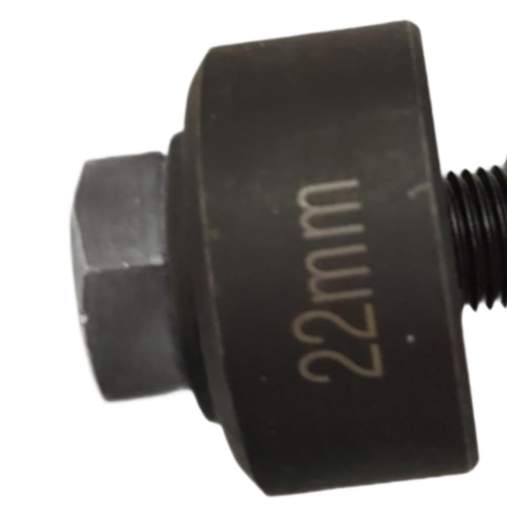 F Fityle Herramienta perforadora de chapa de metal, perforadora manual, alta precisión, herramienta perforadora, troquel y perforadora, para placa de acero, 22mm