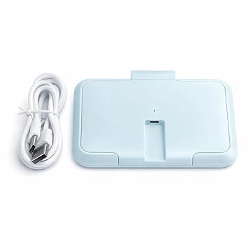 Baby Wipe Warmer, Portable USB Temperature Control, Diaper Wipe Heater, Double Layer Cover for Newborns Parents Diaper Changes Travel Home use