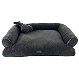 Nobby Komfort Sofa JELLA, mit Spielzeug dunkelgrau L x B x h: 70 x 57 x 16 cm