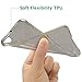 TENOC Phone Case Compatible with iPhone SE (2nd 2020 and 3rd 2022 Generation) & iPhone 7 & iPhone 8, Gray Case Clear Shockproof Protective Bumper Slim Cover for 4.7 Inch