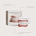 Advanced Customized Full Denture Set, Silicone Reline Denture Set, Soft and Comfortable, Denture Silicone Reline Kit for Men & Women (1Pcs)