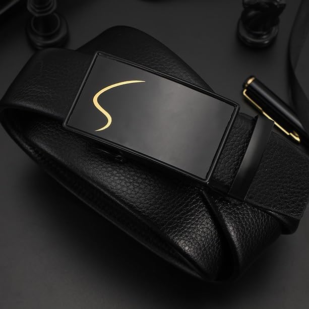 JSEIAJB Automatic Buckle Men's Belt Casual Middle-aged And Young Belt3