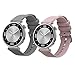 Produktbild kwmobile 2x Sportarmband kompatibel mit Huawei Watch GT4 41mm Armband - Fitnesstracker Band Set aus TPU Silikon
