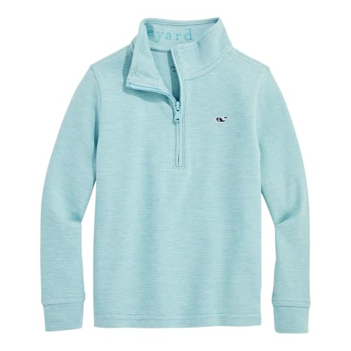 Amazon.com: Vineyard Vines Boys' Saltwater Quarter-Zip, Aqua Ocean