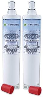 2 x Finerfilters Compatible Fridge Water Filter Cartridge for Whirlpool Fridge, Replaces SBS002, S20BRS, 4396508, 481281729632