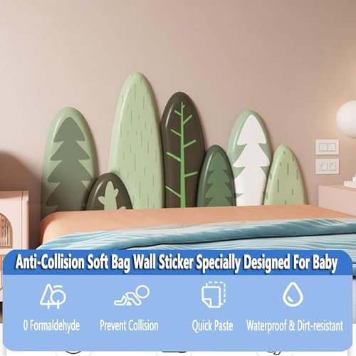 Paneles de pared tapizados de espuma con relieve tridimensional elegante 4