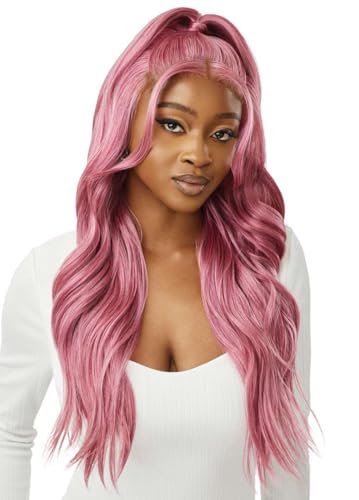 Outre Synthetic Perfect Hairline Hd Lace Front Wig - Lorena (Color:DRFF4/COPPER BALAYAGE)
