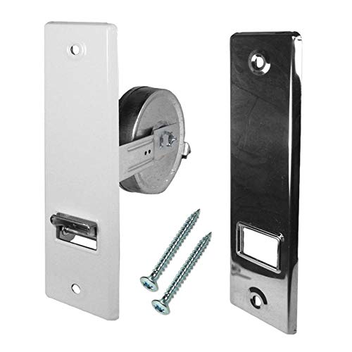 Preisvergleich Produktbild Rolladen Gurtwickler 185 mm Lochabstand (Verschraubung) mit Metallblende Set Einlaßwickler