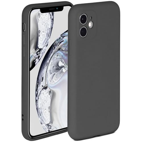Coque silicone iPhone 11 ONEFLOW souple avec protection caméra et écran anthracite