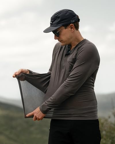 KETL Departed Featherweight Performance Tee - Henley Pocket Tee - Men's Athletic Shirt2