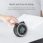 USCCE Loud Dual Alarm Clock with Shaker