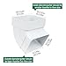 65° Gutter Elbow Roofing Gutter downspout Aluminum Downspout Elbow 2x3 White (Gutter Elbow 2x3in)