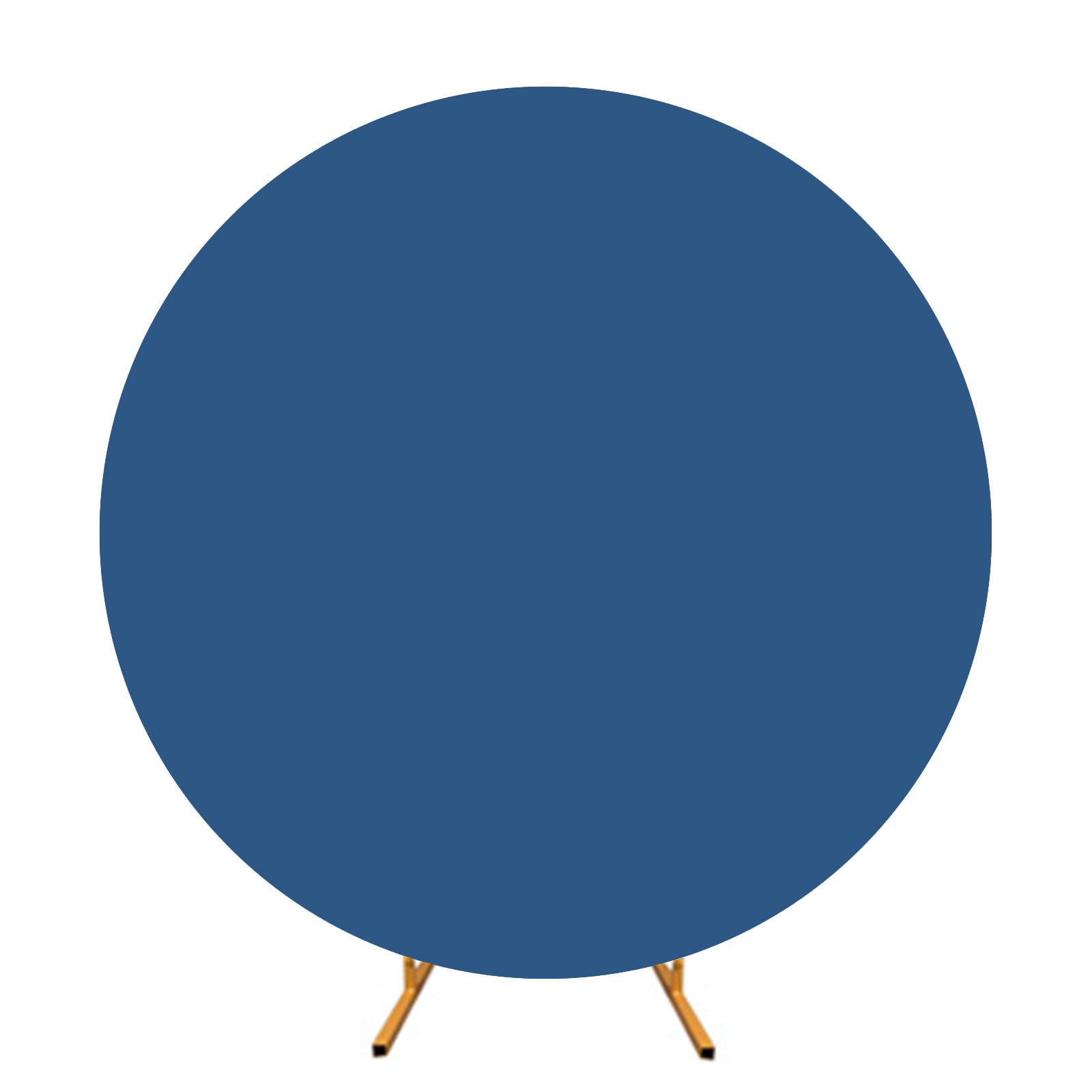 Elnwnnkc Round Backdrop Covers Photography Studio Background Balloon Stand Covers for Birthday and Ceremony Celebration White