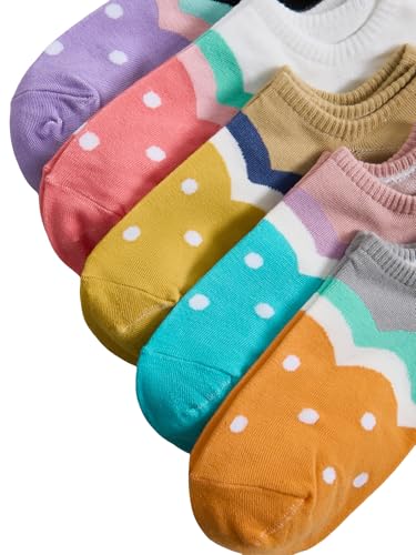 Image of WDIRARA Women's 5 Pair Cute Fruit Graphic Ankle Socks Funny Low Cut Sock Pairs for Girl Teen