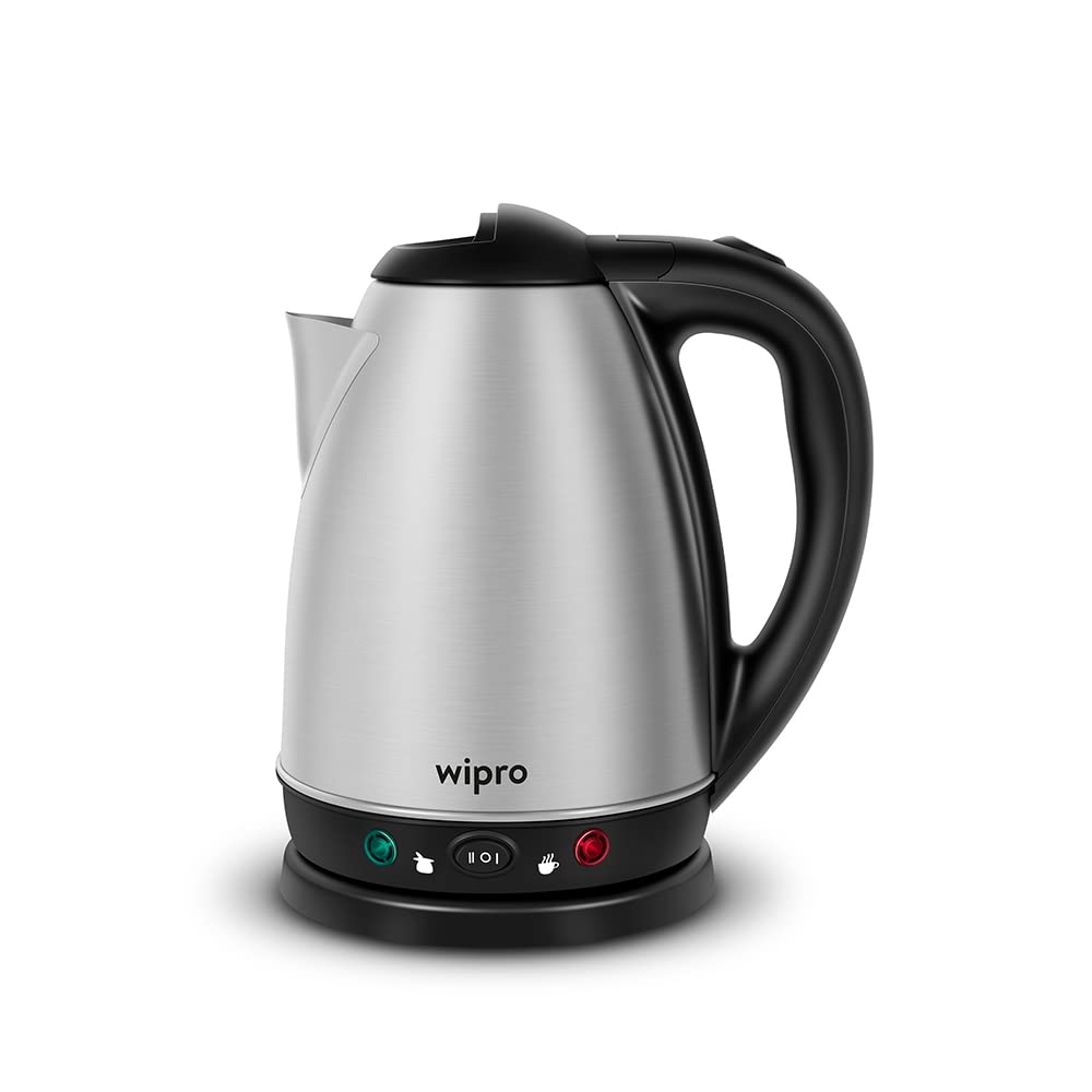 Wipro Vesta 1.8 Litre Ss Kettle With Keep Warm Function | Auto Cut Off | Dry Boil Protection & Over Heat Protection (Ss, 1500 Watt) - Silver-image-23