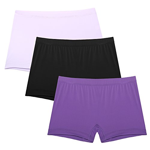 Image of Ekouaer Boyshort Panties Women's Soft Underwear Briefs Invisible Hipster 3 Pack Or 4 Pack Seamless Boxer Brief Panties S-XXL