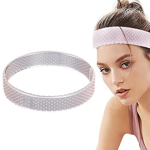 Mango de silicona para peluca, antideslizante y ajustable, para hombres y mujeres, transparente, cómoda y cómoda para mantener las pelucas en su lugar. Pratvider