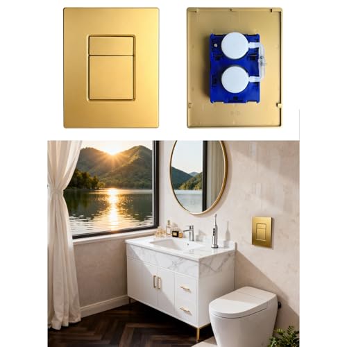 Panel de tanques de inodoro GD2 empotrado con componente ABS para colgar en pared 4
