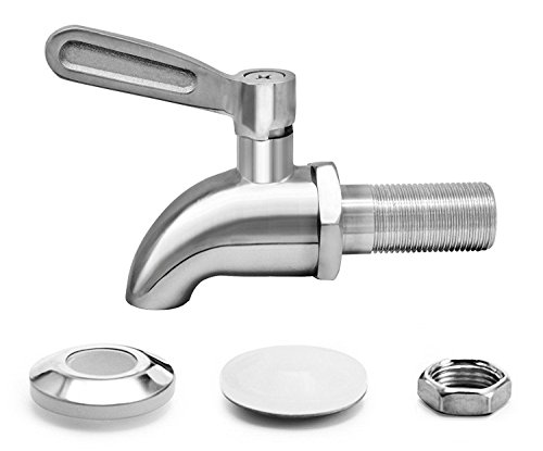 Promaker Stainless Steel Beverage Dispenser Replacement Faucet Tap Spigot For Homebrew Barrel Fermenter Wine Beer Beverage Juice Dispenser Spigot (Beverage Dispenser) #TOP4