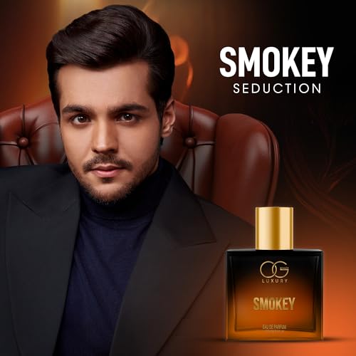 Image of OG BEAUTY Luxury Eau De Parfum Smokey | Long Lasting Fragrance with Whiskey, Oud, Vanilla | Elegant, Sophisticated, & Travel-Friendly Perfume for Man & Women | Ideal for Gifting | 100ml