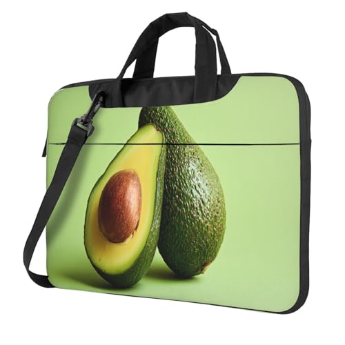 Housse ordinateur 15.6 pouces antichoc motif avocat pastel