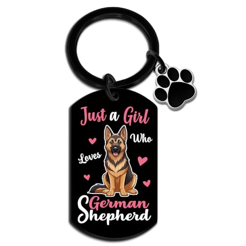 German Shepherd Gifts Black German Shepherd Keychain Accessories Dog Gifts