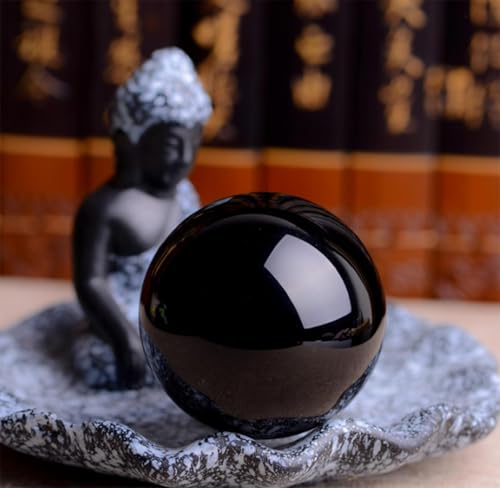 Esfera de obsidiana negra KCDFDVJFBM como regalo original de Feng Shui 6