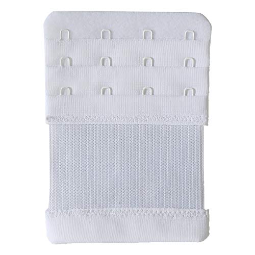 Magicmode Bra Extenders 4 Hook Elastic Stretchy Bra Strap Extension Comfortable 3Pcs-Pack #TOP1