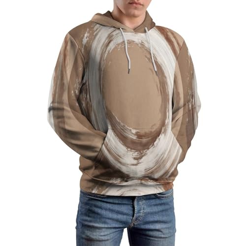 Pull imprimé couple géométrique 3D au graphisme abstrait haut de gamme - 6