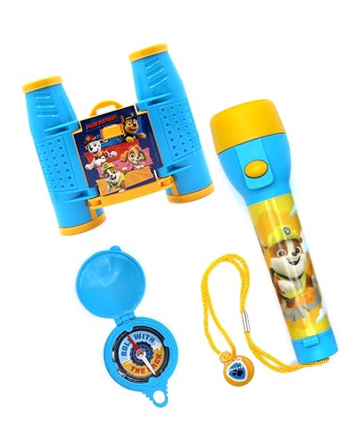 Joy Toy Patrol 1512093 Adventureset, Fernglas, Kompass und Taschenlampe, bunt