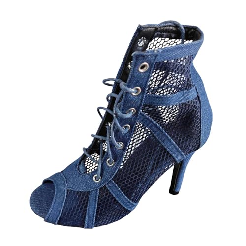 Talons stiletto élégants en maille fine, l'excellence du chaussier