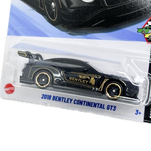 Hot Wheels Bentley Continental GT3 2018 1:64 Negro miniatura 2